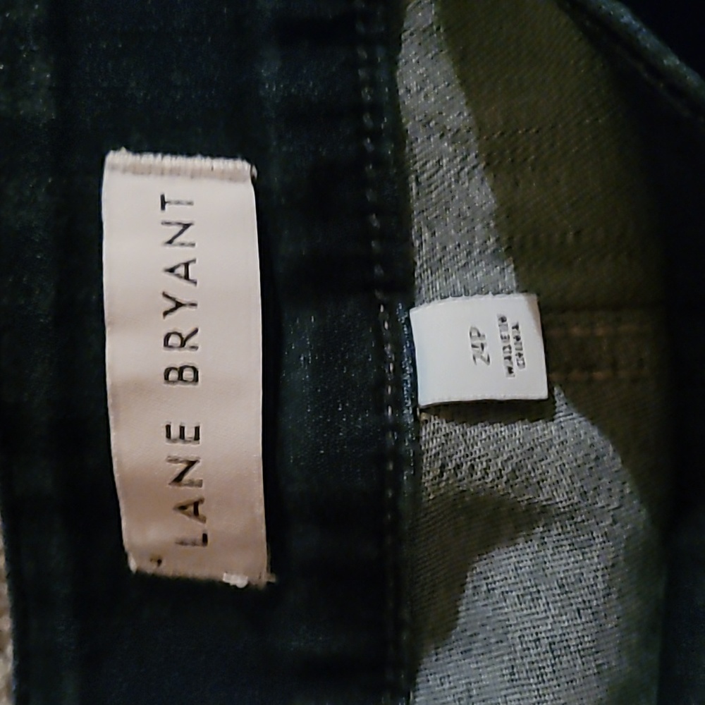 Lane Bryant stretchy Jean pants  slip on skinny